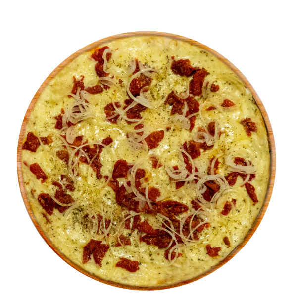 PIZZA TOMATE SECO COM RUCULA PIZZA TOMATE SECO COM RÚCULA